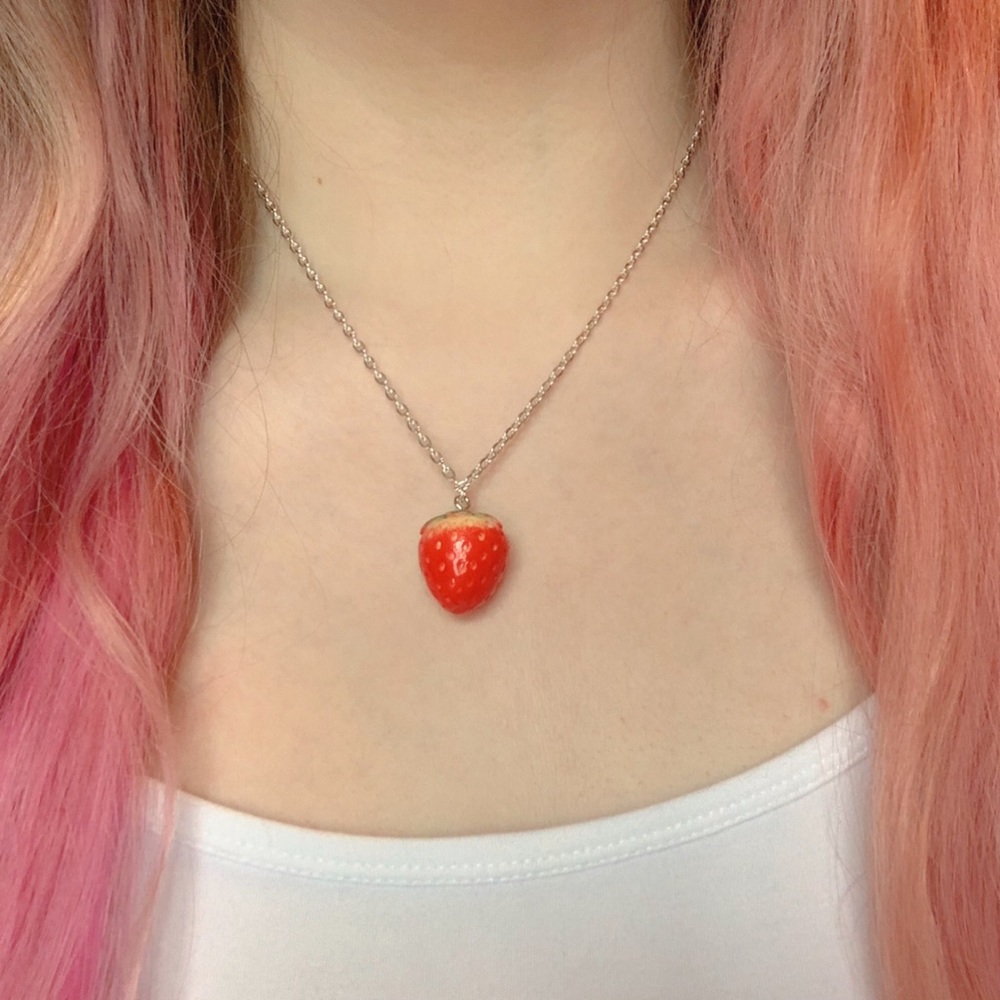 Strawberry necklace